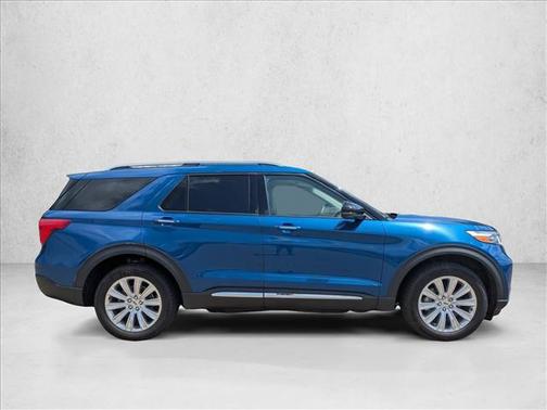 Atlas Blue Metallic 2021 Ford Explorer Limited