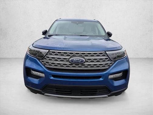 Atlas Blue Metallic 2021 Ford Explorer Limited