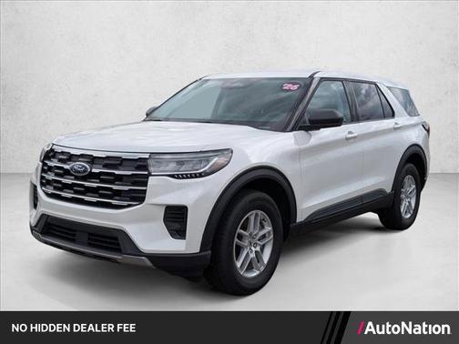 Star White Metallic Tri-Coat 2026 Ford Explorer Active