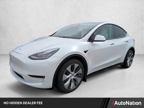 Pearl White Multi-Coat 2021 Tesla Model Y Long Range Dual Motor All-Wheel Drive