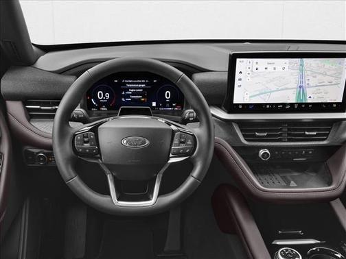 Agate Black Metallic 2026 Ford Explorer Platinum