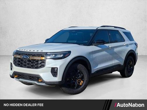 Star White Metallic Tri-Coat 2026 Ford Explorer Tremor