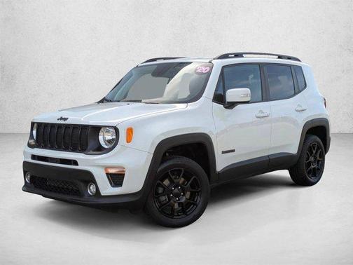 Alpine White Clearcoat 2020 Jeep Renegade Altitude