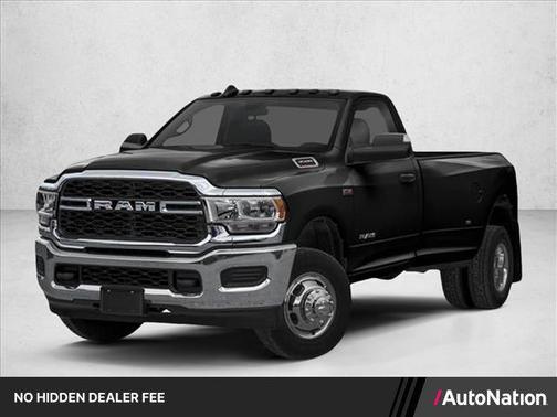 Diamond Black Crystal Pearlcoat 2020 RAM 3500 Tradesman Regular Cab 4x4 8' Box