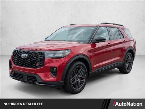 Rapid Red Metallic Tinted Clearcoat 2026 Ford Explorer ST
