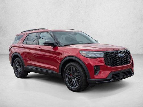 Rapid Red Metallic Tinted Clearcoat 2026 Ford Explorer ST