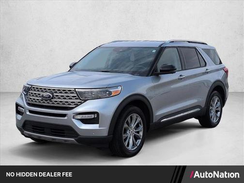 Iconic Silver Metallic 2022 Ford Explorer Limited