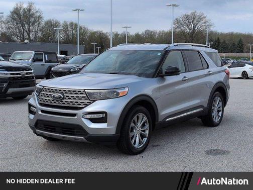 Iconic Silver Metallic 2022 Ford Explorer Limited