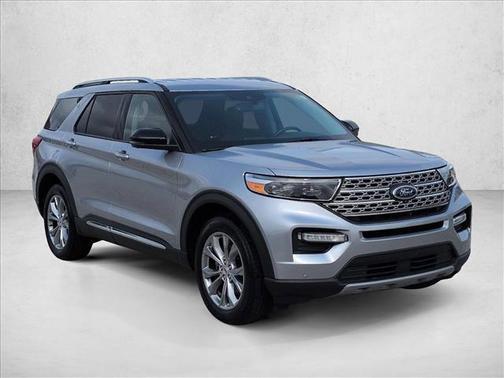 Iconic Silver Metallic 2022 Ford Explorer Limited