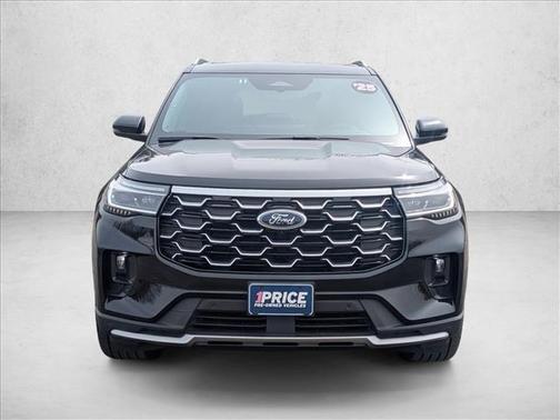 Black'' 2025 Ford Explorer Platinum