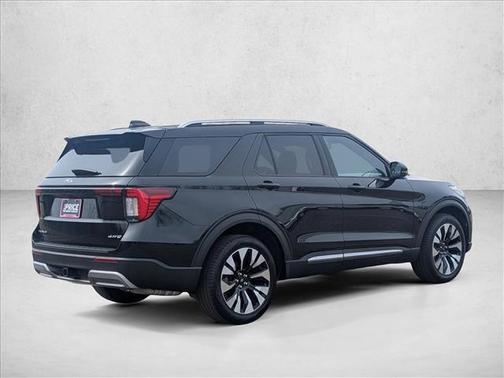 Black'' 2025 Ford Explorer Platinum