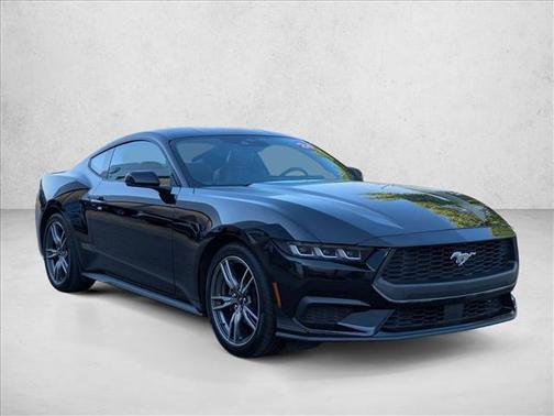 Shadow Black 2024 Ford Mustang EcoBoost Premium