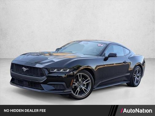 Shadow Black 2024 Ford Mustang EcoBoost Premium