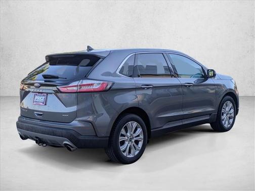 Carbonized Gray Metallic 2021 Ford Edge Titanium