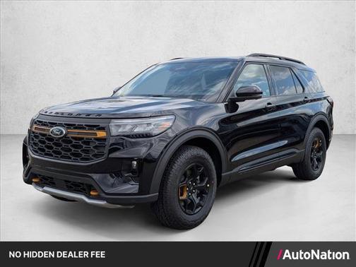Agate Black Metallic 2026 Ford Explorer Tremor