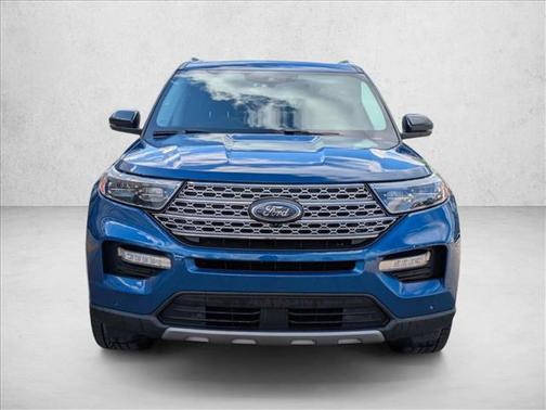 Atlas Blue Metallic 2021 Ford Explorer Limited