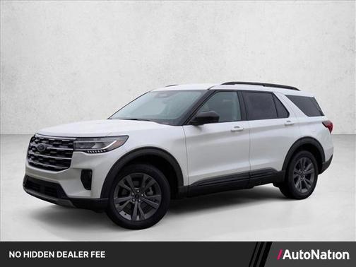 Star White Metallic Tri-Coat 2026 Ford Explorer Active