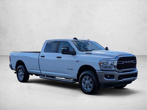 Bright White Clearcoat 2024 RAM 3500 Big Horn Crew Cab 4x4 8' Box