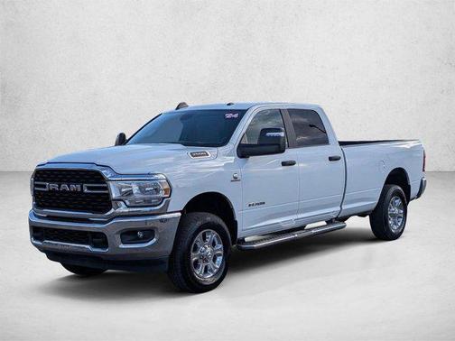 Bright White Clearcoat 2024 RAM 3500 Big Horn Crew Cab 4x4 8' Box
