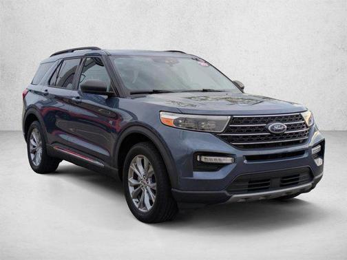 Blue Metallic 2020 Ford Explorer XLT