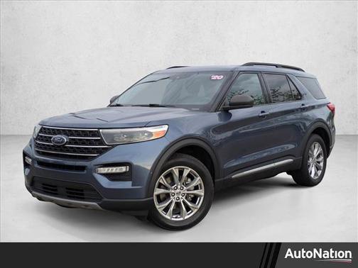 Blue Metallic 2020 Ford Explorer XLT