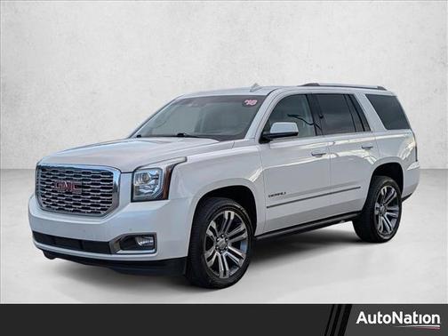 White Frost Tricoat 2018 GMC Yukon Denali