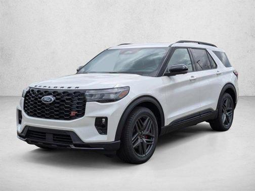 Star White Metallic Tri-Coat 2026 Ford Explorer ST