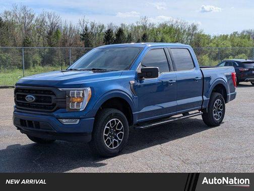 Atlas Blue Metallic 2022 Ford F-150 XLT