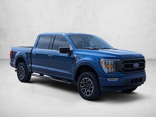 Atlas Blue Metallic 2022 Ford F-150 XLT