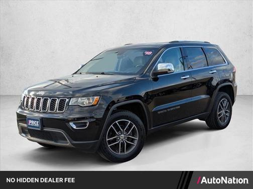 Diamond Black Crystal Pearlcoat 2018 Jeep Grand Cherokee Limited