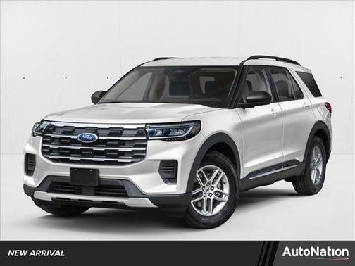 Space White Metallic 2026 Ford Explorer Active