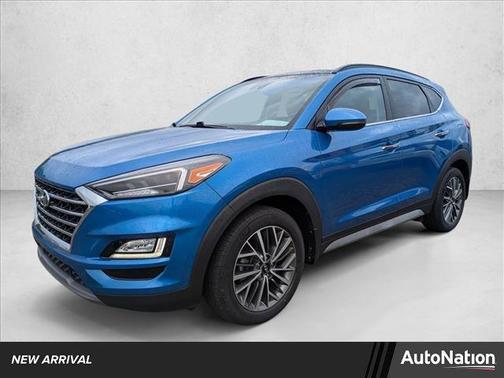 Aqua Blue 2021 Hyundai TUCSON Ultimate