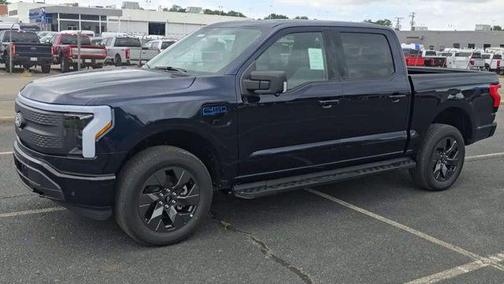 Antimatter Blue Metallic 2025 Ford F-150 Lightning Flash