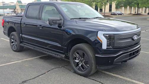 Antimatter Blue Metallic 2025 Ford F-150 Lightning Flash