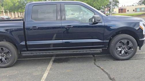 Antimatter Blue Metallic 2025 Ford F-150 Lightning Flash
