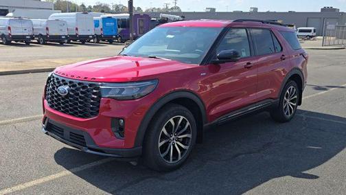 Rapid Red Metallic Tinted Clearcoat 2026 Ford Explorer ST-Line