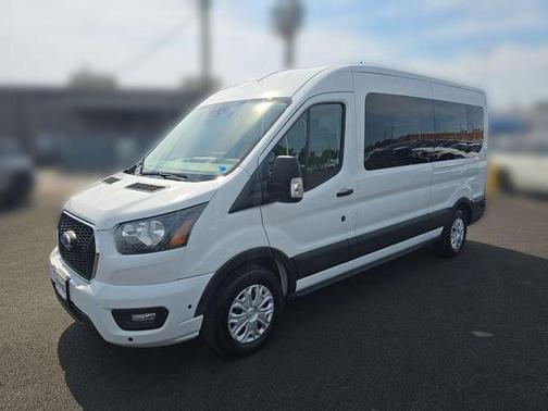 Oxford White 2024 Ford Transit-350 XLT