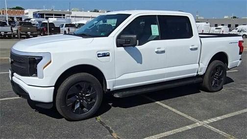 Oxford White 2025 Ford F-150 Lightning Flash
