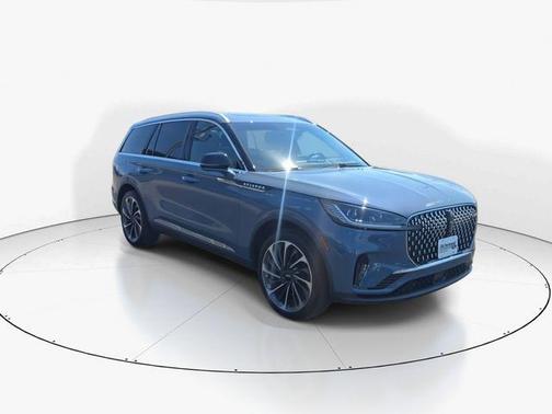 Whisper Blue Metallic Clearcoat 2025 Lincoln Aviator Reserve AWD