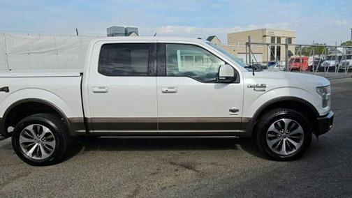 White Platinum Metallic Tri-Coat 2015 Ford F-150 King Ranch
