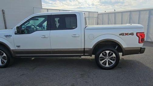 White Platinum Metallic Tri-Coat 2015 Ford F-150 King Ranch