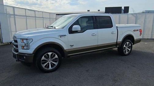 White Platinum Metallic Tri-Coat 2015 Ford F-150 King Ranch