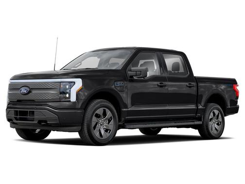 Agate Black Metallic 2024 Ford F-150 Lightning Flash