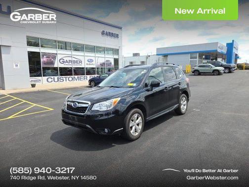 Crystal Black Silica 2016 Subaru Forester 2.5i Limited