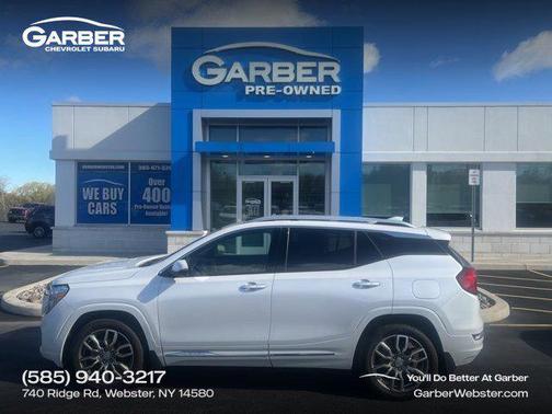White Frost Tricoat 2023 GMC Terrain Denali