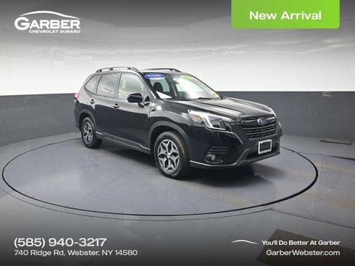 Crystal Black Silica 2023 Subaru Forester Premium