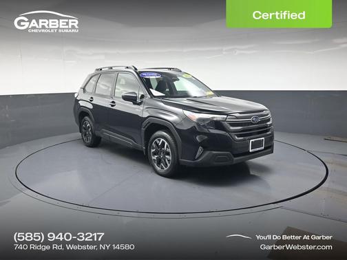 Crystal Black Silica 2025 Subaru Forester Premium