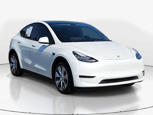 Pearl White Multi 2021 Tesla Model Y Standard Range