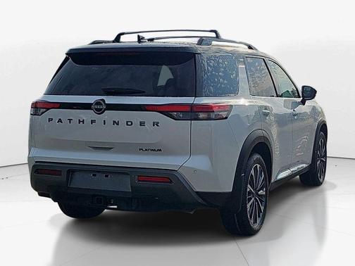 White / Black 2026 Nissan Pathfinder Platinum