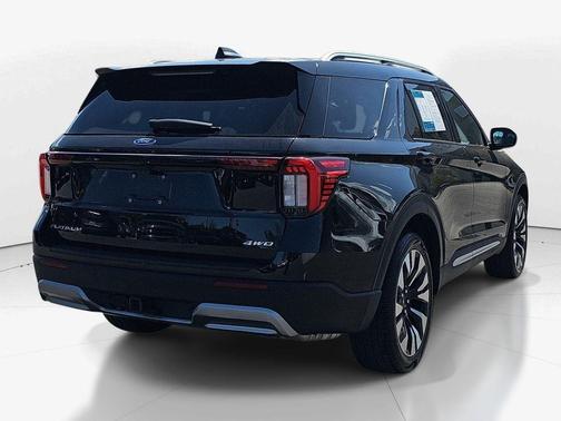 Black Metallic 2025 Ford Explorer Platinum
